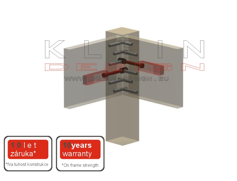 KLEIN DESIGN |  PINTA P2 | 90 X 200 | BUK